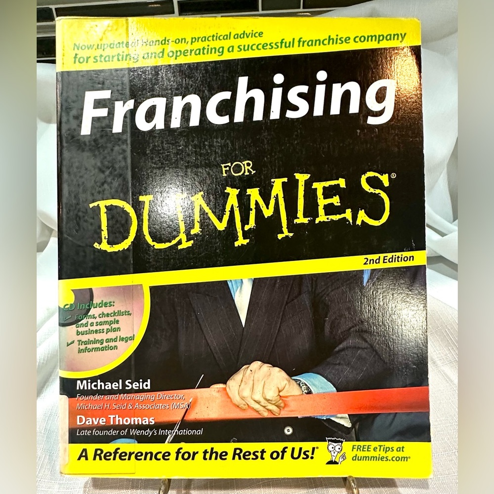 Franchising for Dummies Book 2nd Edition CD Included